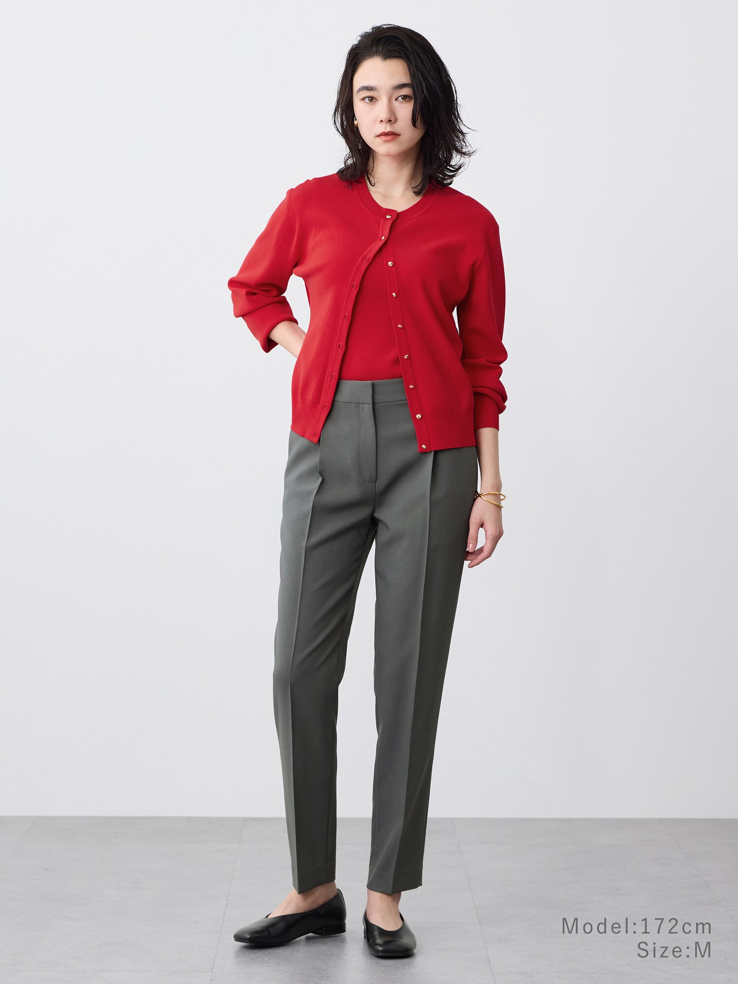 PLST(プラステ)公式 | 【丈長め】プレミアムオックステーパードパンツ