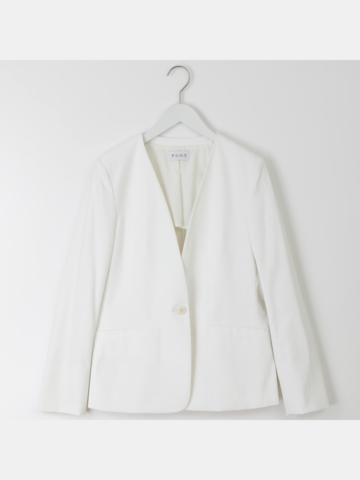 PLST(プラステ)公式 | リネンブレンドカラーレスジャケット