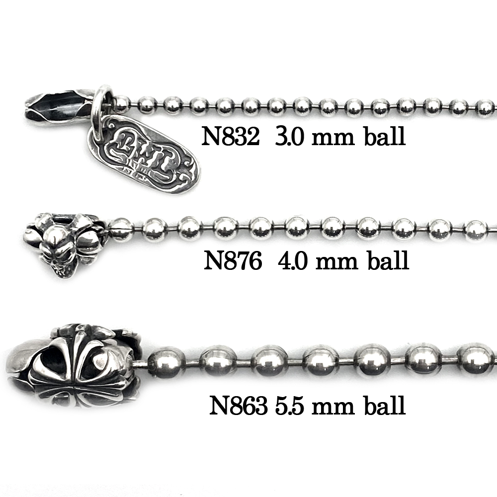 BILL WALL LEATHER(ビルウォールレザー)BALL CHAIN w/BWL TAG | C．R