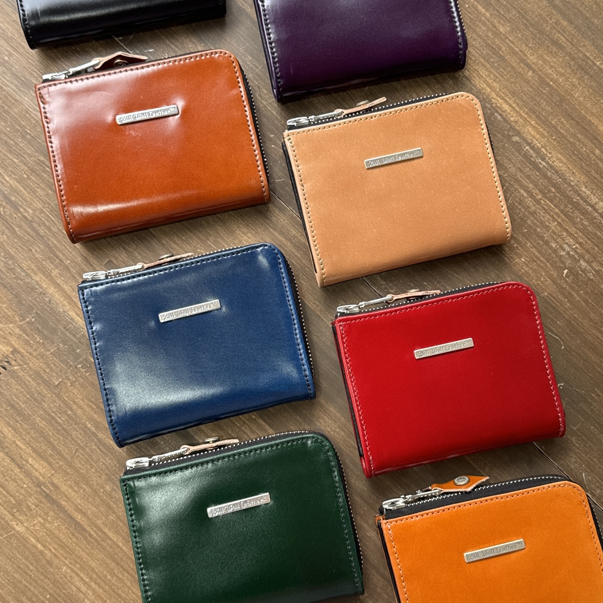 Bill Wall Leather (ビルウォールレザー) CREAM Small Zip Wall | C