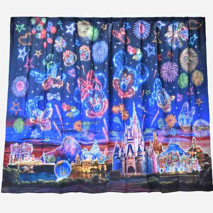 東京ディズニーリゾート 通販 ディズニー 夜空 カーテン セット