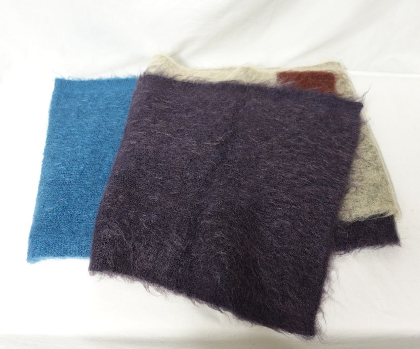 yoke［ヨーク］モヘアボーダーロングストール グラデーション