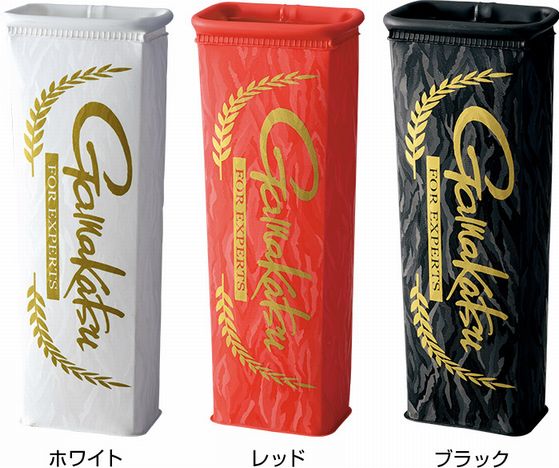 がまかつ まき餌杓立てGM-2521 ホワイト、レッド | 車屋釣具店ネット