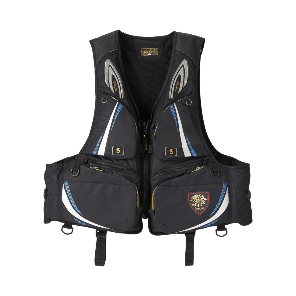 サンライン フローティングベスト SUL-241 ブルー | 車屋釣具店ネット