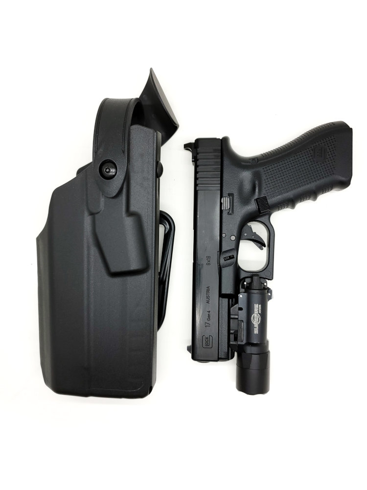 Safarind 7304 7TS ALS/SLS Holster w/QLS19 for G17 | WILLY