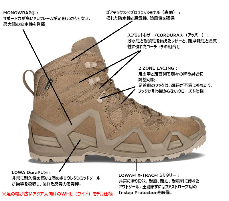 LOWA ZEPHYR MK2 GT HI WXL - BLACK | WILLY−PEET