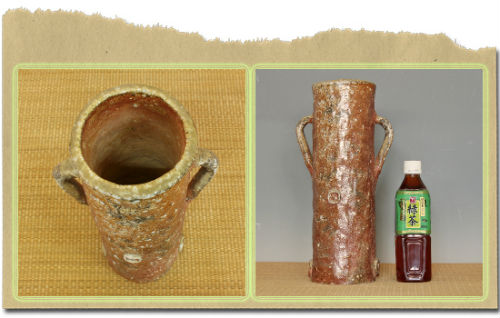 楽天市場】信楽焼 穴窯 登り窯 花瓶 自然釉 緋色 スカーレット 薪 在庫