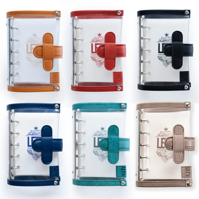 LETS クリアシステム手帳 M5 ナチュラル/ブラック/レッド/ブルー/MAYA