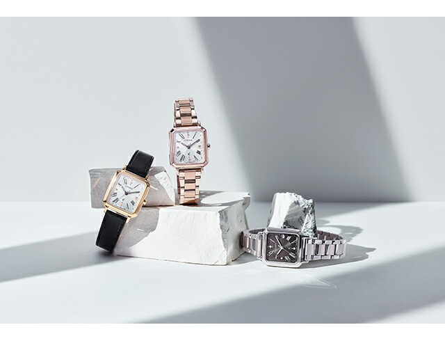 シチズン クロスシー hikari collection Square 2way Model Titania