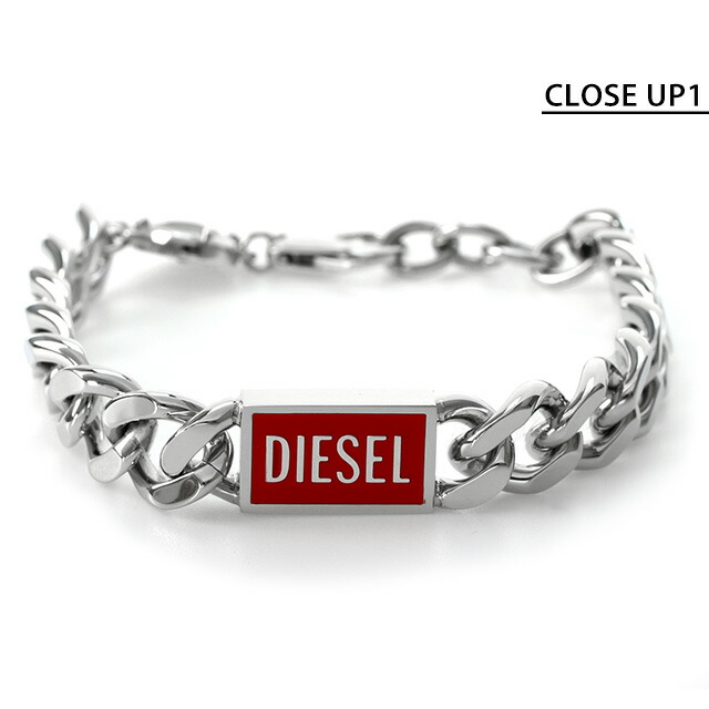 ディーゼル ブレスレット DIESEL ステンレススチール メンズ