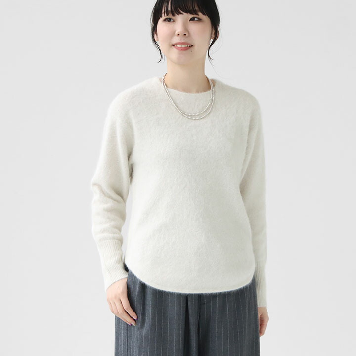 楽天市場】DES PRES(デ・プレ) フォックスカシミヤ クルーネックプル