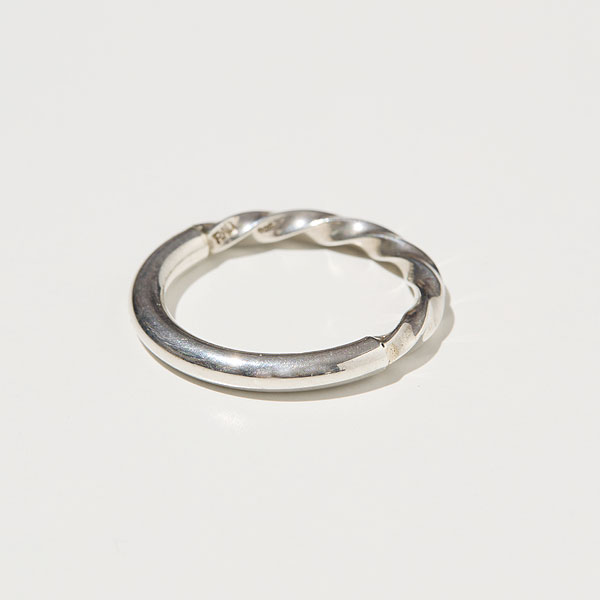 RADIALL ラディアル TWIST NARROW - PINKY RING -SILVER-