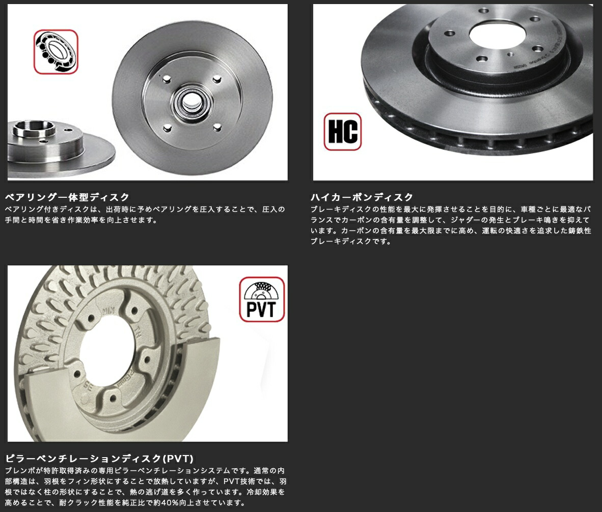 楽天市場】09.9544.11 brembo ブレンボ ブレーキディスク フロント