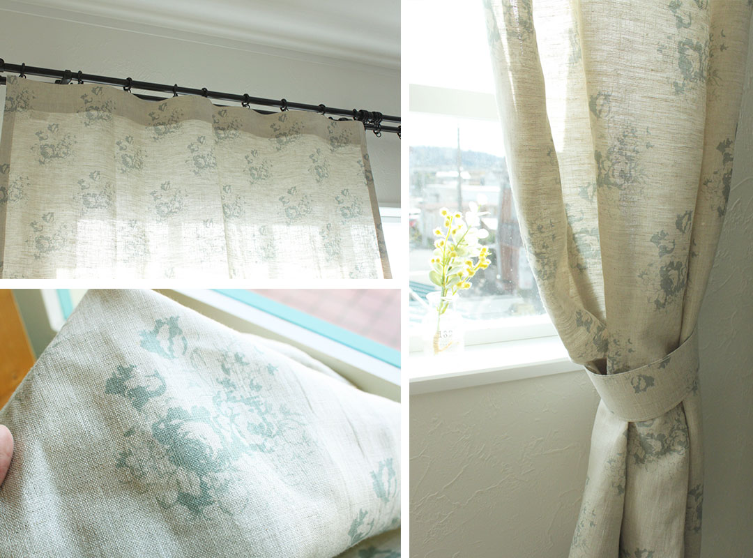 楽天市場】英国カーテン キャベジズ＆ローゼズ Sナチュラルハトリー