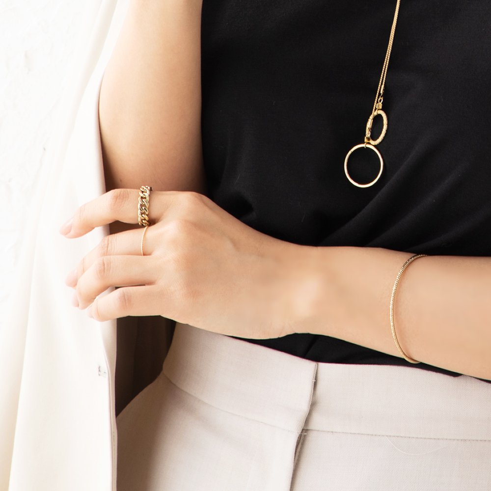 ゆうパケット】5点セット バングル リング 指輪 レディース ブランド