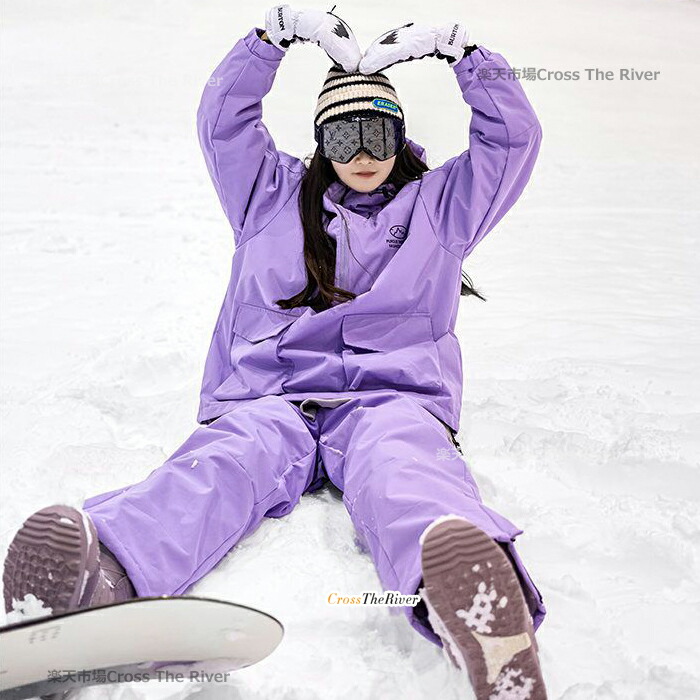 超絶希少】デサント製 adidas スキーウェア セットアップ 黒/紫 美品