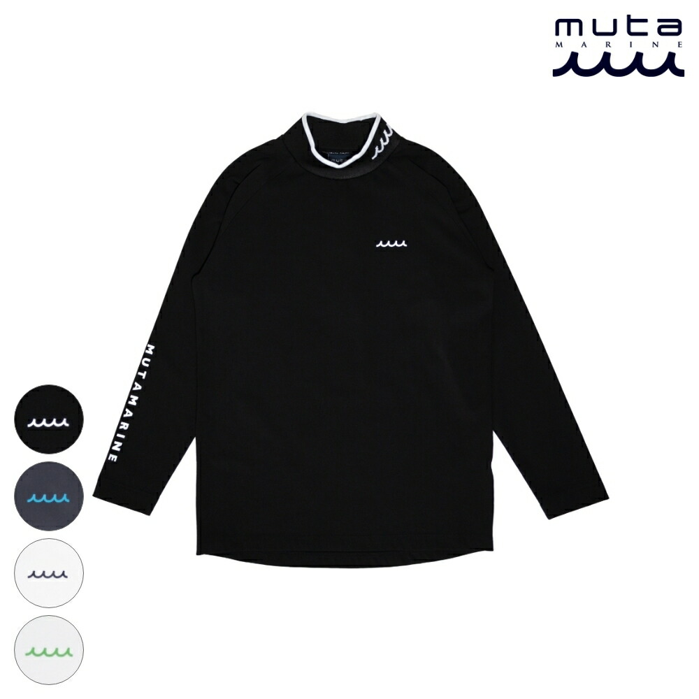 muta ジャガード クルーネックプルオーバー size8 ジャガード モック