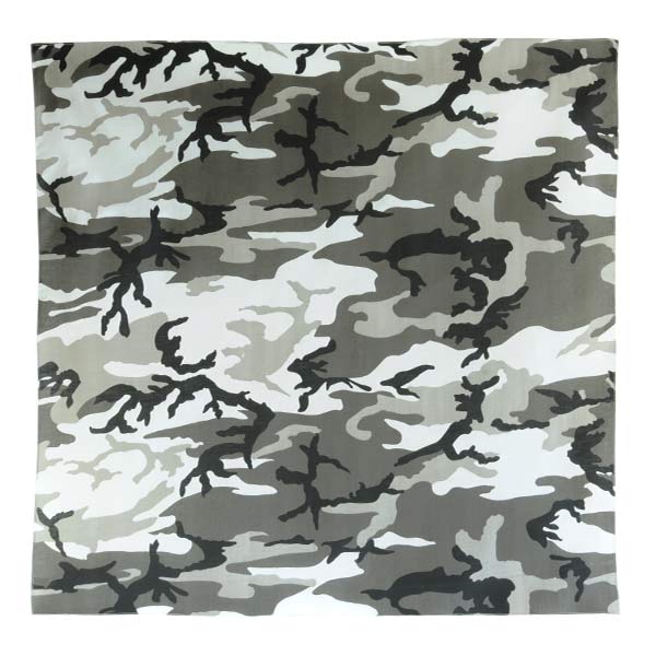 楽天市場】Rothco バンダナ 迷彩 69cm角 コットン 4347 [ シティカモ