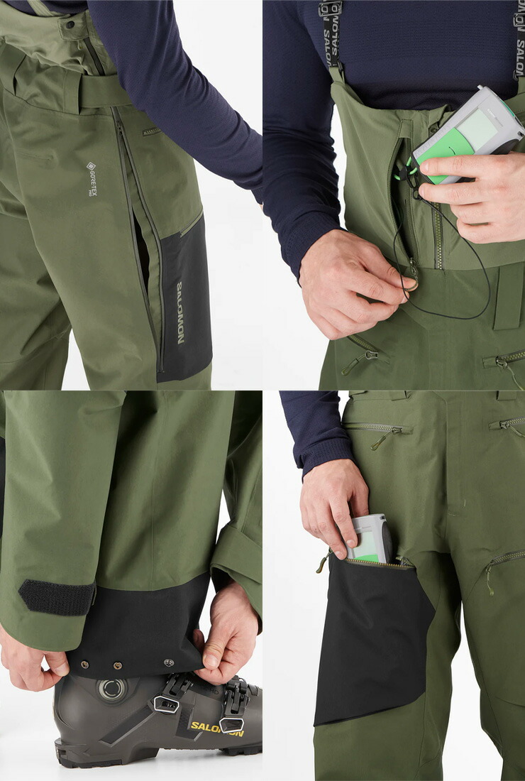 23-24 SALOMON サロモン S/LAB QST GORE-TEX PRO BIB エスラボ