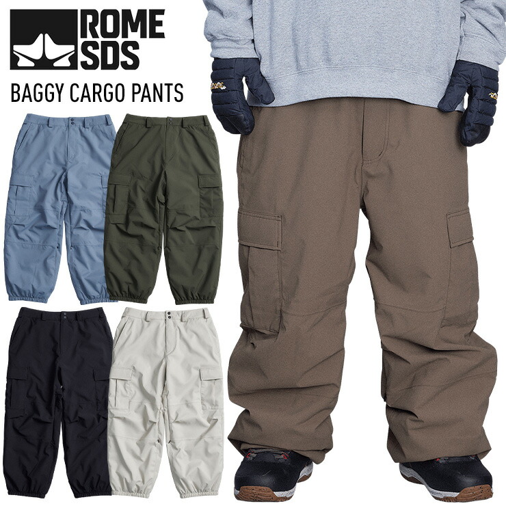 スノーボード ROME SDS BAGGY PANTS BK L ROME SDS スノーボードウェア