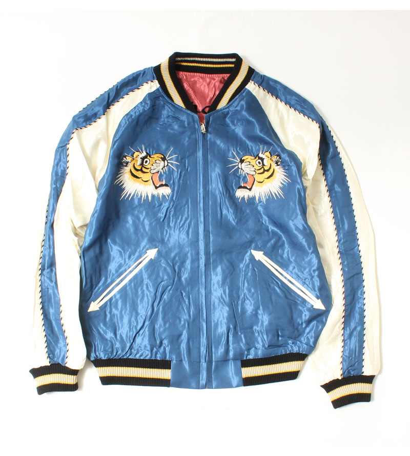 テーラー東洋(TAILOR TOYO) 刺繍リバーシブルスカジャン ROARING TIGER