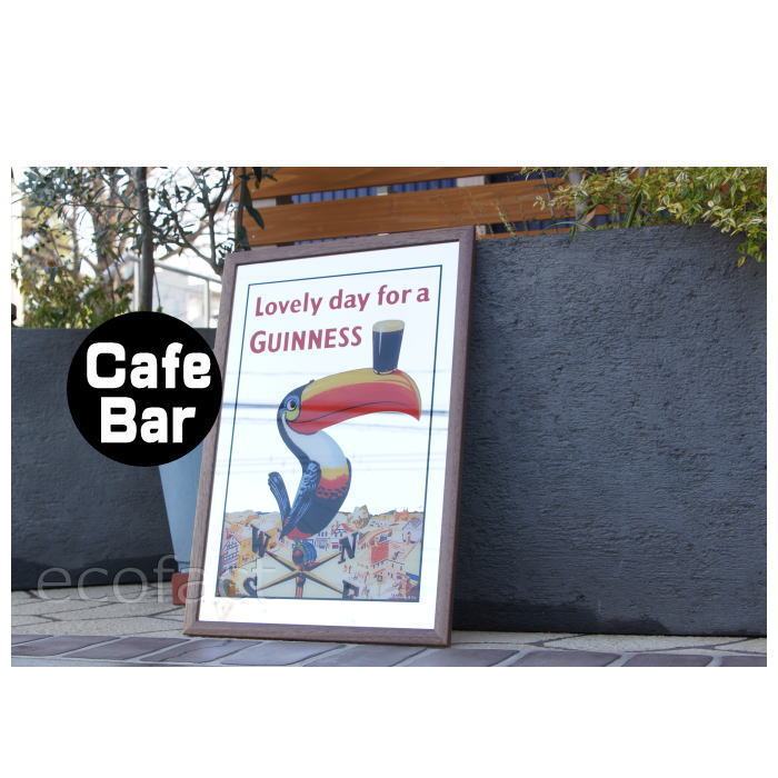 楽天市場】パブミラー バーミラー 鏡 壁掛け ギネスビール トゥーカン