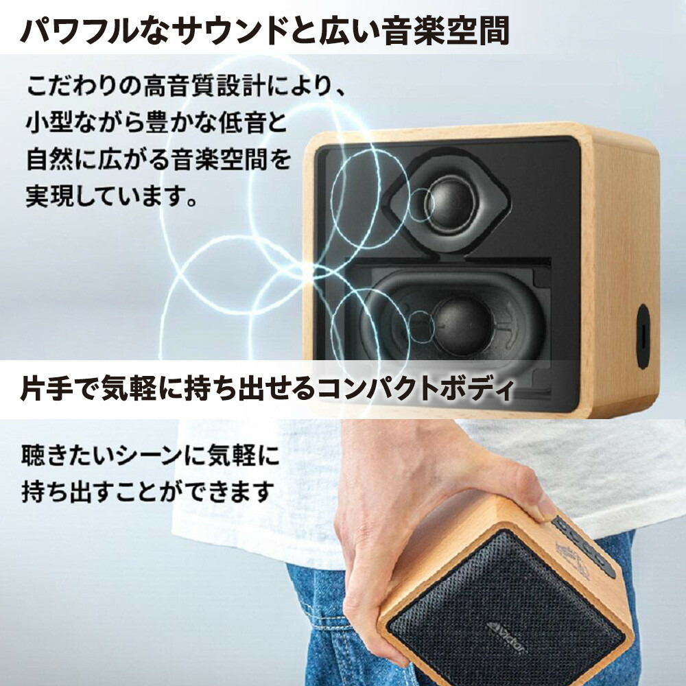 楽天市場】【ふるさと納税】Victor ポータブルワイヤレススピーカー SP