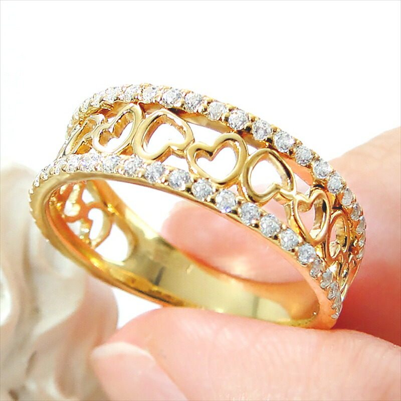 楽天市場】【ふるさと納税】 50-9-2 指輪K18YG イエローゴールドリング