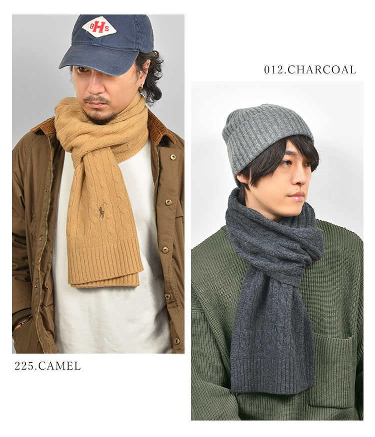 楽天市場】マフラー メンズ ポロ ラルフローレン ニットマフラー