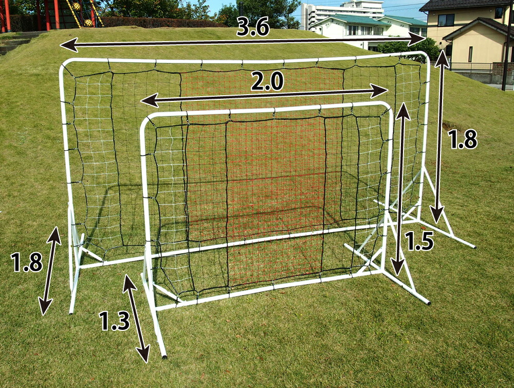 楽天市場】壁打ちリバウンダー【3.6】自主トレ リバウンドネット