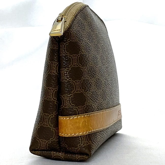 楽天市場】【送料無料】 セリーヌ ポーチ ブラウン マカダム ec-20272