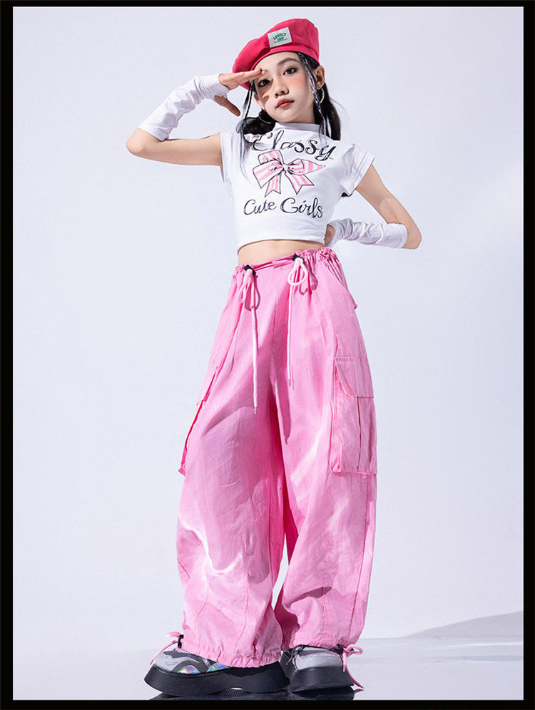 楽天市場】k-pop 衣装 デニムパンツ ピンク キッズダンス衣装