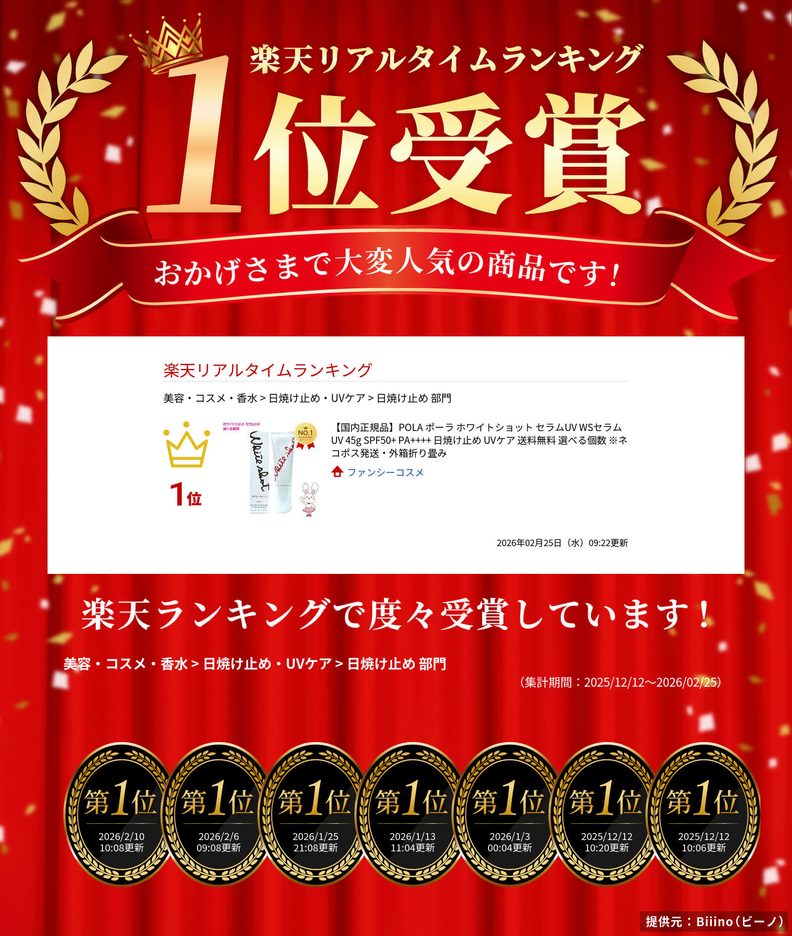 楽天市場】【国内正規品】POLA ポーラ ホワイトショット セラムUV WS