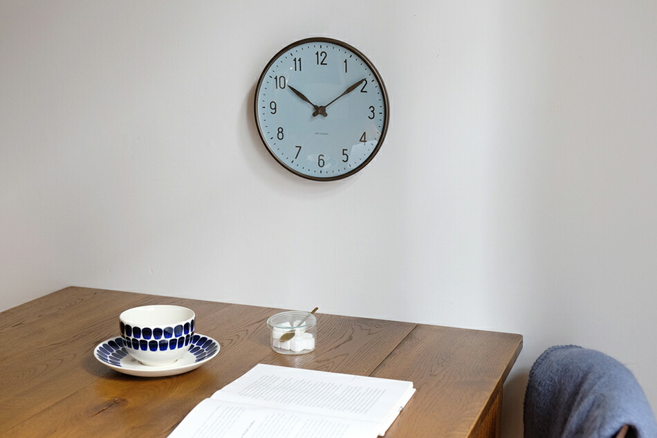 アルネ・ヤコブセン ステーション ウォールクロック（ローゼンダール