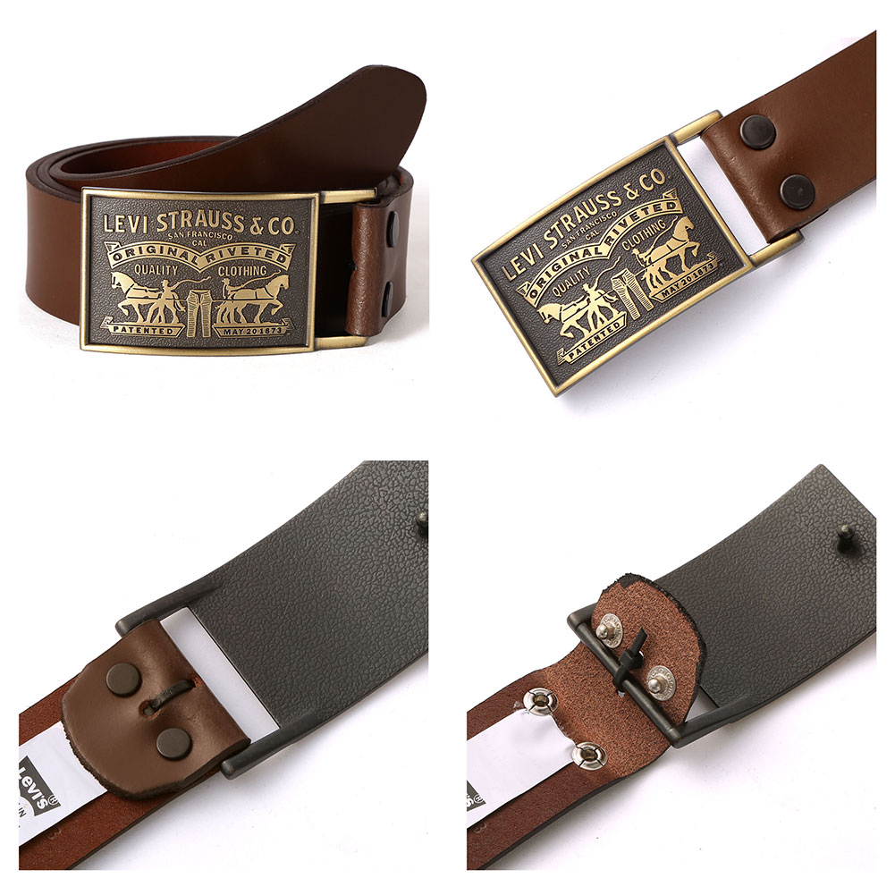 楽天市場】Levis リーバイス ベルト メンズ 本革 レザー カジュアル