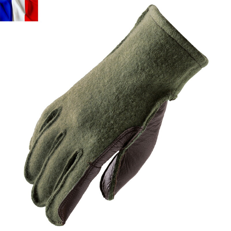 楽天市場】☆実物 新品 フランス軍 ウールレザーグローブ【クーポン