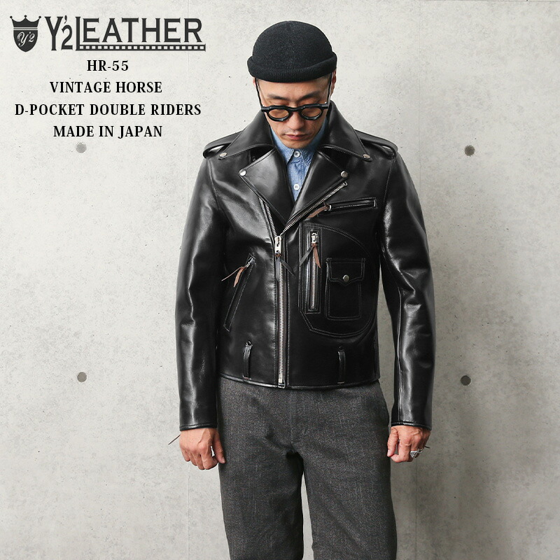 楽天市場】Y'2 LEATHER ワイツーレザー HR-55 VINTAGE HORSE（ホース