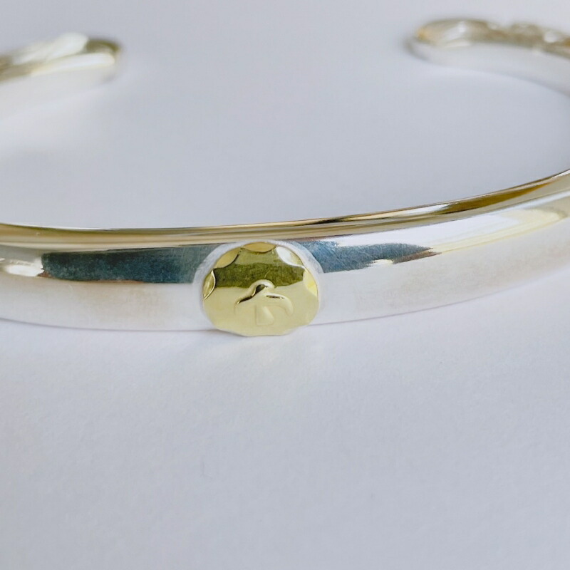 楽天市場】18金イーグル顔ブレスM メンズ バングル ブレスレット