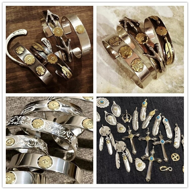 楽天市場】18金 ブレスレット バングル メタル平打ちバングル シルバー