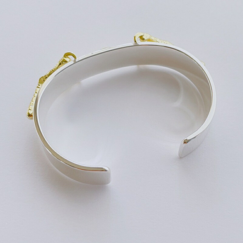 楽天市場】18金全金爪付き平打ちブレス イーグルタイプ ネイティブ