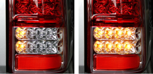 MBRO製 流れるサンダーLEDテール / レッド JB23用 | ジムニー車種別