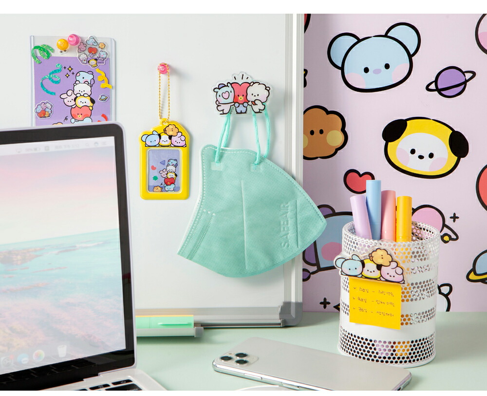 楽天市場】BT21 Acrylic Clip Magnet【送料無料】アクリルクリップ