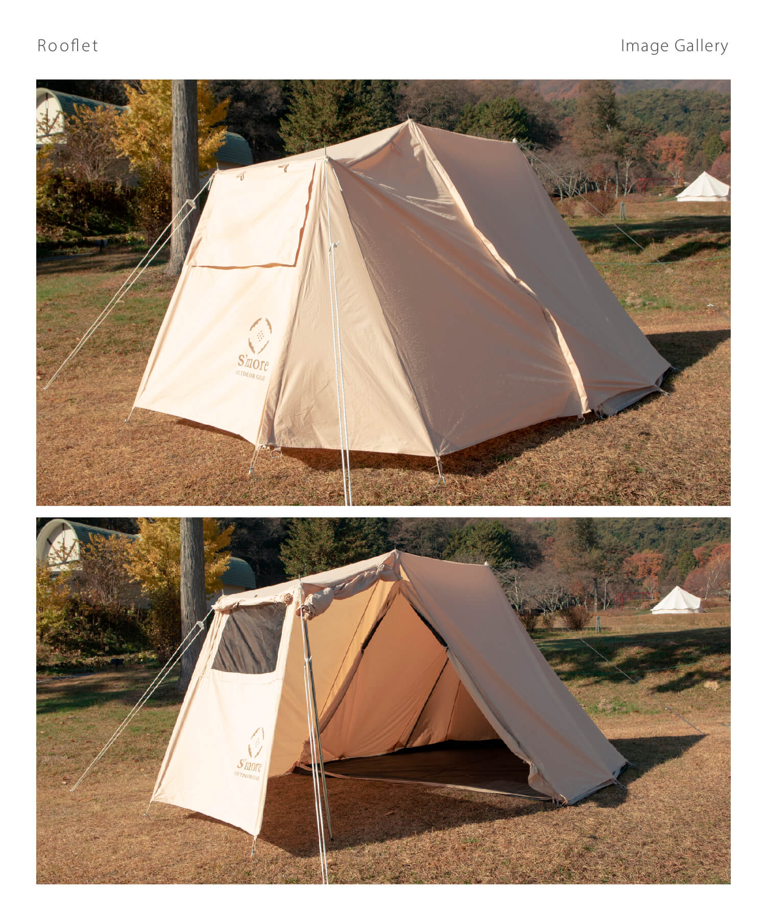 楽天市場】【S'more /Rooflet】 テント スモア rooflet 小型 ポリ