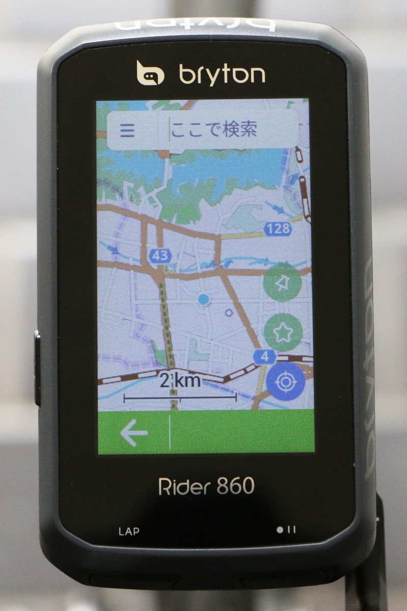 Bryton Rider 860 Brytonサイクルコンピューターのフラッグシップモデル