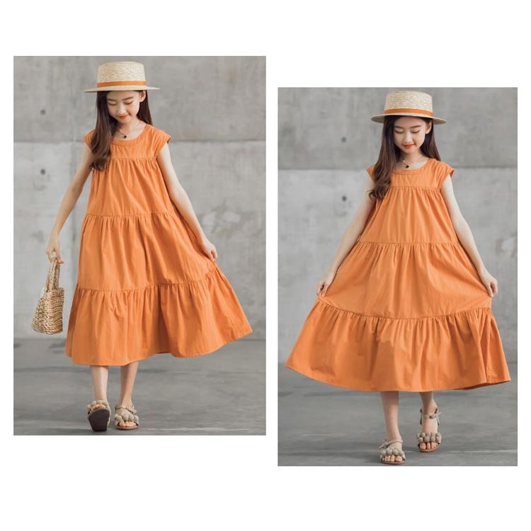 楽天市場】ワンピース ロングワンピース 女の子 フレアワンピース