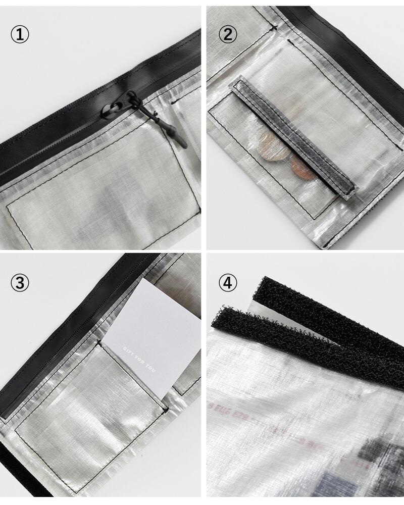 楽天市場】and wander アンドワンダー ダイニーマ ウォレット “UL