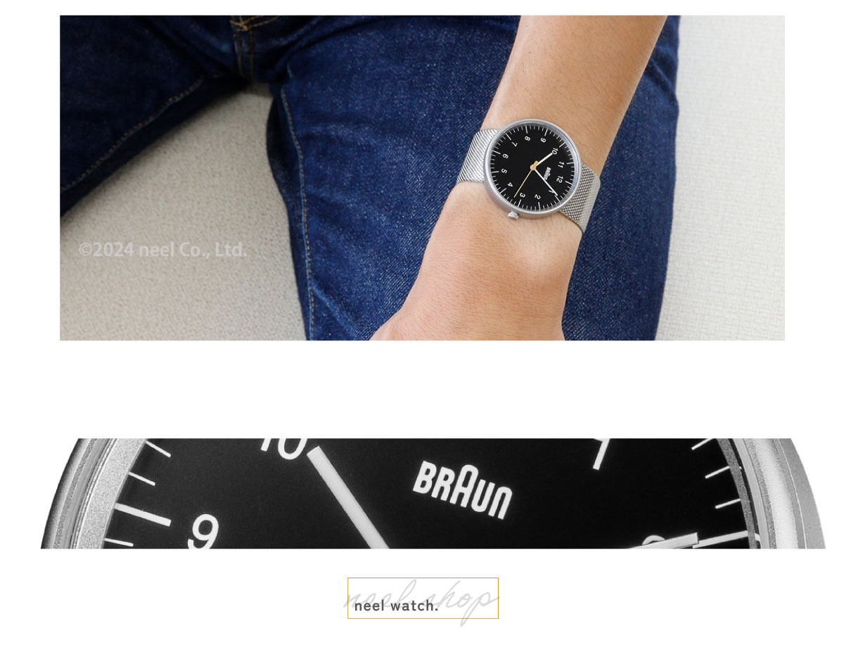 BRAUN ブラウン 腕時計 メンズ レディース BN0021BKSLMHG ブラック