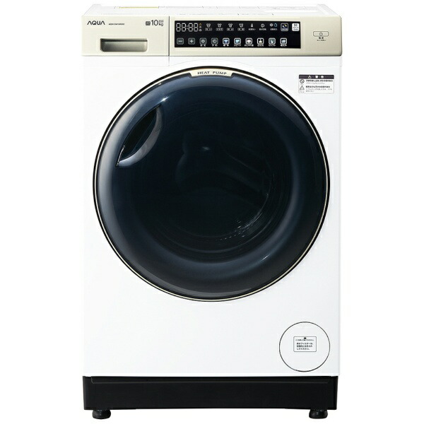 楽天ビック｜AQUA｜アクア ドラム式洗濯乾燥機 ホワイト AQW-DM10R-R(W