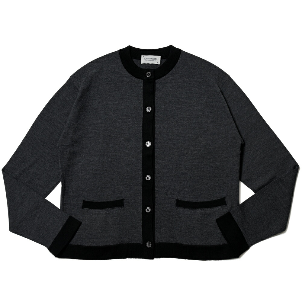 JOHN SMEDLEY(ジョンスメドレー)A4705 24Gウールバイカラーニット