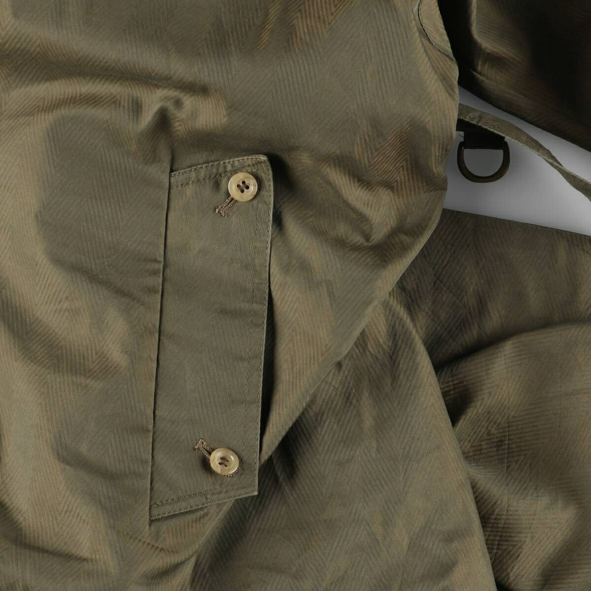 古着 アクアスキュータム Aquascutum 総柄 ステンカラーコート バルマ